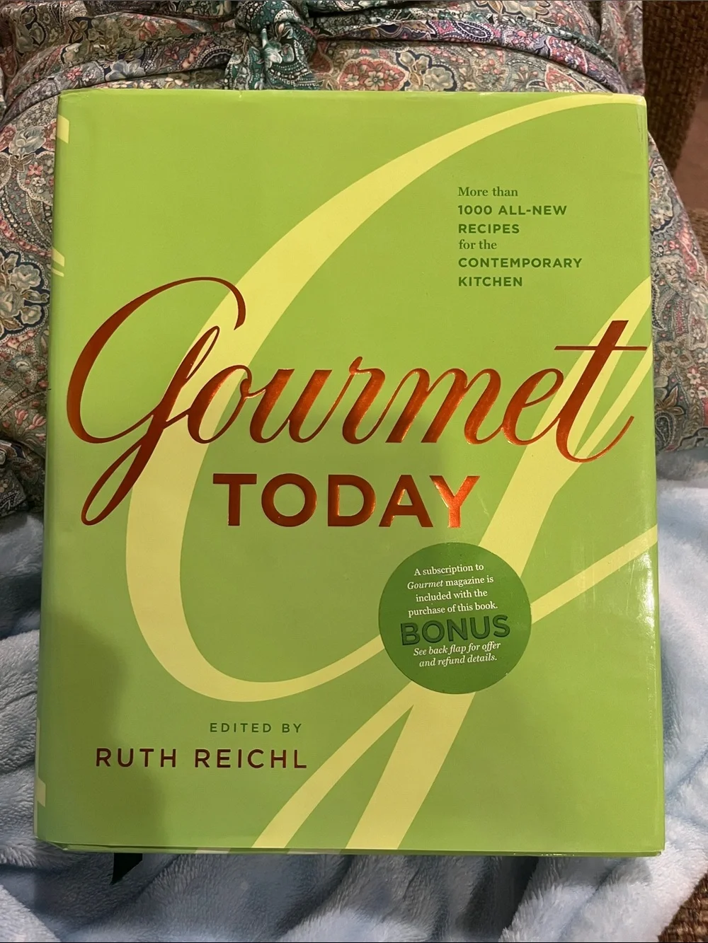 Gourmet Today Cookbook — Green Edition edited by Ruth Reichl